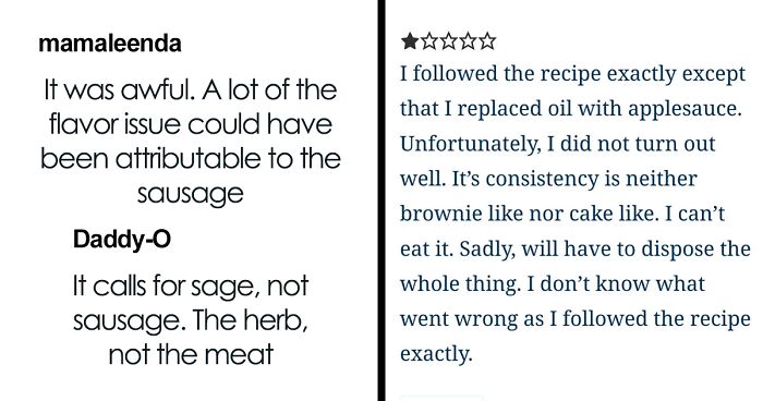 75 Failed Tries At Following A Recipe That Led To The Most Hilarious Reviews (New Pics)