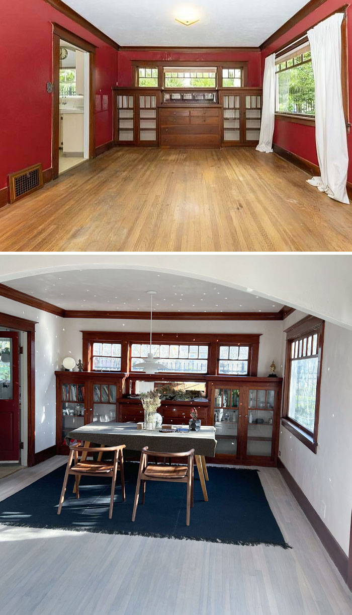 Dining Room Before And After