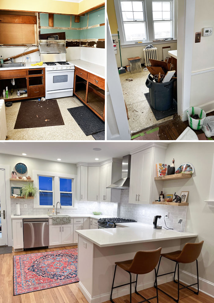 When I Bought This House, The Kitchen Was A Filthy Little Room You'd Want To Wash After Setting Foot In. It Took About 10 Months To Fix The Place Up. I Am Absolutely In Love With It Now