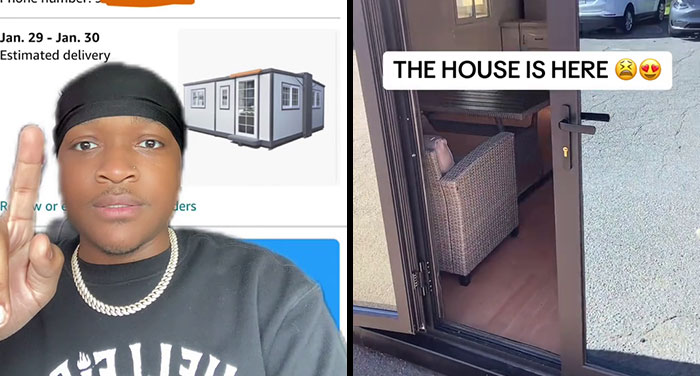Guy’s Amazon Delivery Is A Whole House And He Shows Viewers What $26K Got Him