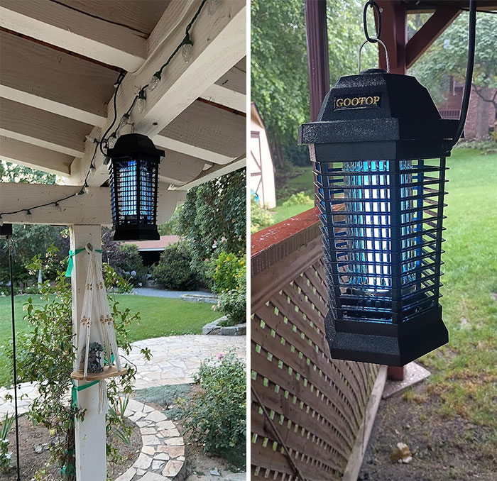 Score This Electric Bug Zapper For An ~Buzz-Free~ Outdoor Season Without Those Annoying Fly-Swatting Games!