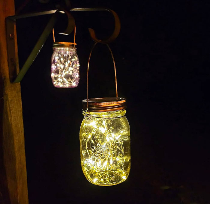 Sprinkle Some Fairy-Dust On Your Backyard With Solar Mason Jar Lights To Make Your Al Fresco Evenings Near-Magical