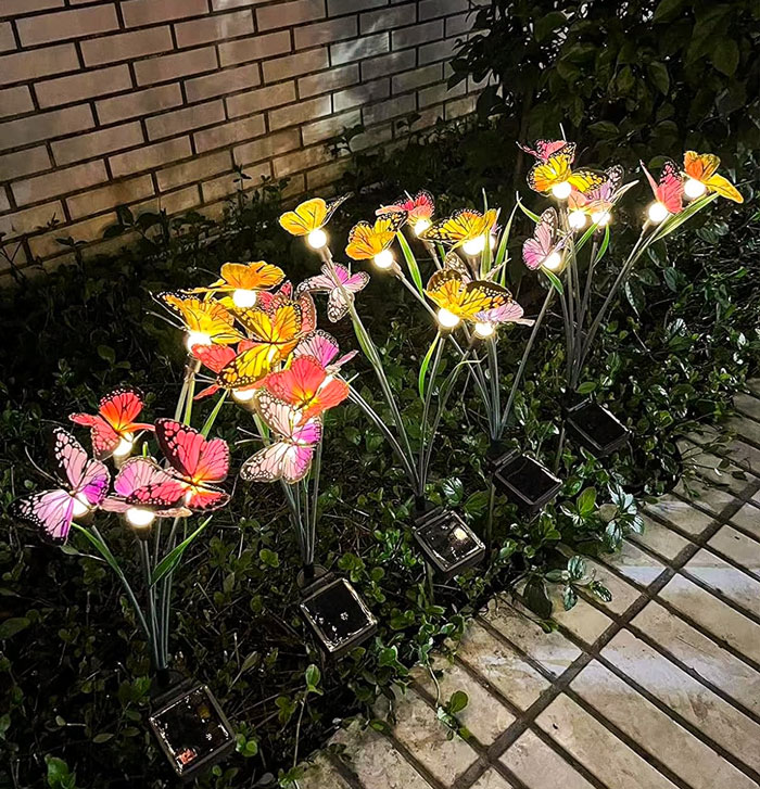 Score Unique Solar Butterfly Lights For Your Garden, Promising An Enchanting Fluttery Spectacle That's Perfect For Any Weather!
