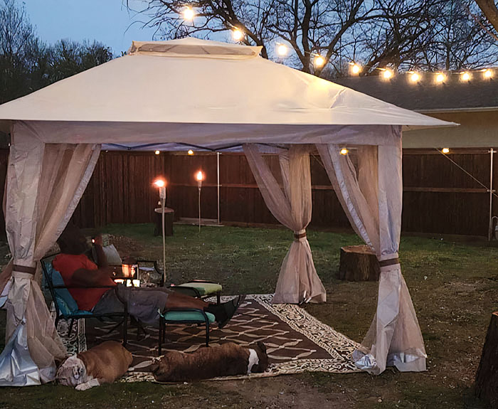 Score A Pop-Up Gazebo That's Perfect For Your Patio And Ready To Keep The Bugs Out And The Good Vibes In