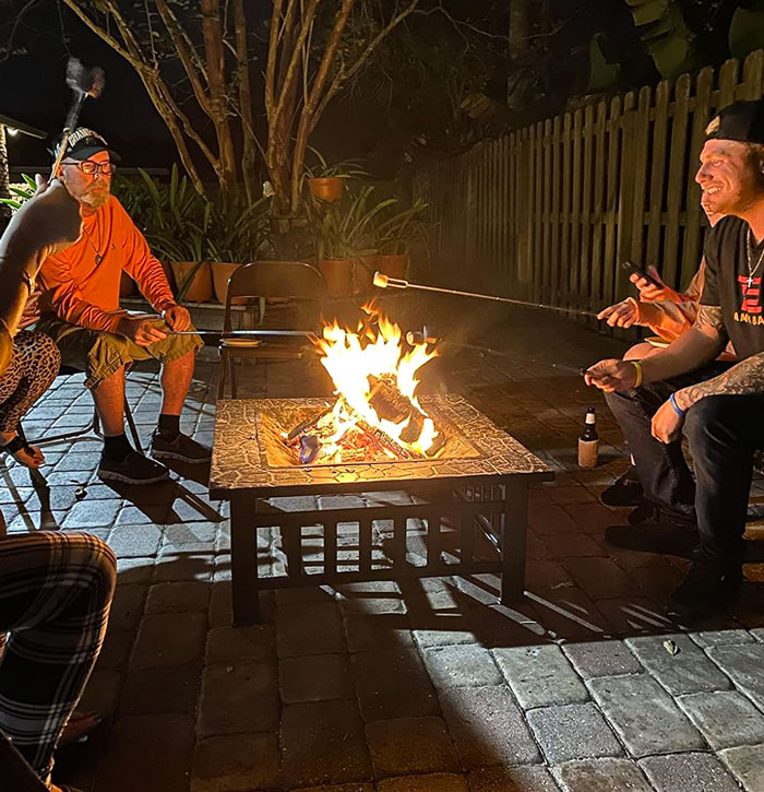 Grab This Fire Pit Table To Level Up Your Backyard Vibes, Because Nothing Beats A Cozy Fire-Lit Evening Of BBQ And Chills