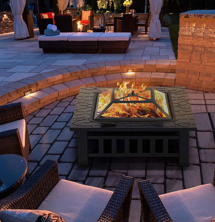 Grab This Fire Pit Table To Level Up Your Backyard Vibes, Because Nothing Beats A Cozy Fire-Lit Evening Of BBQ And Chills