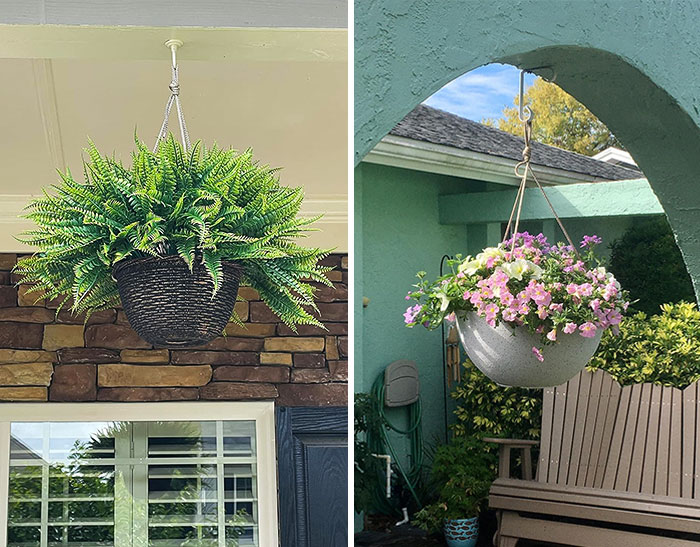 Score These Hanging Planters to Make Your Spidey Plants Feel Like They're On Cloud 9, Literally