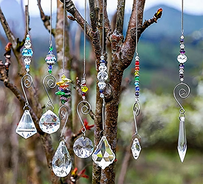  Crystal Suncatcher Set that Gives You Rainbow Vibes On The Reg & Delicately Upgrades Your Windows Or Garden