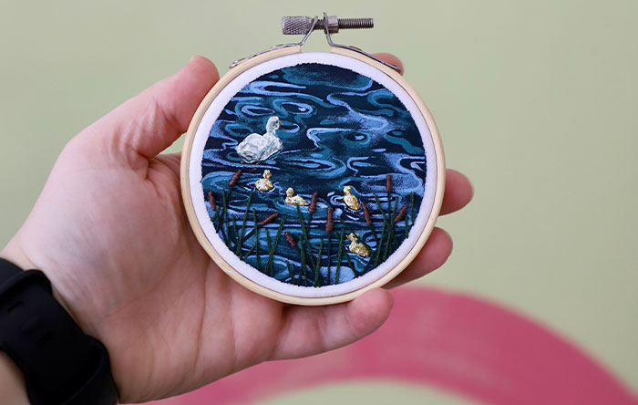 I Combine Painting And Embroidery To Make Mixed-Media Animal Artworks (10 Pics)