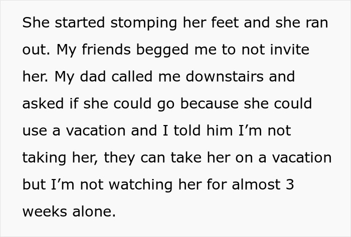 Dad Keeps Forcing Teen To Take Her Stepsister Everywhere, Freaks Out When She Refuses