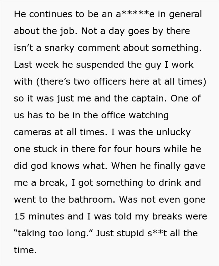 Jerk Boss Mocks Employee For Taking First Half A Day Off In 10 Months, It Backfires Jerk Boss Mocks Employee For Taking First Half A Day Off In 10 Months, It Backfires