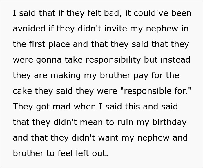 Parents Ignore Teen’s Request To Not Invite 5 Y.O. Nephew To B-Day Party, It Ends In Disaster Parents Ignore Teen’s Request To Not Invite 5 Y.O. Nephew To B-Day Party, It Ends In Disaster