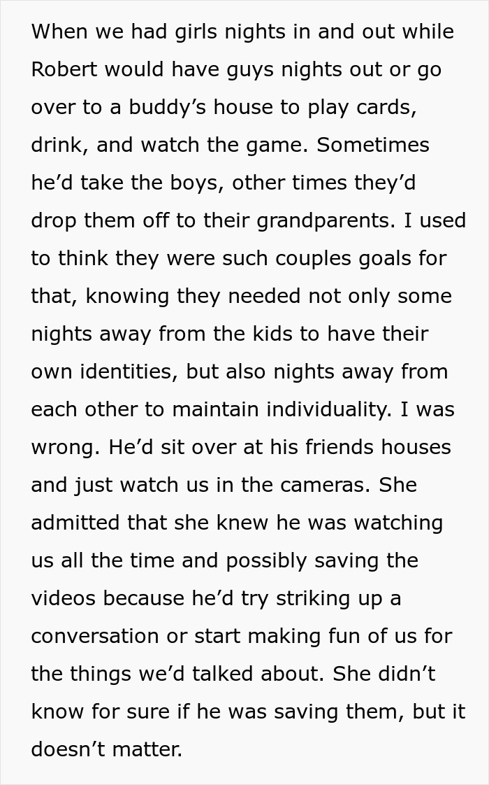 Husband Suspects Wife Of Cheating With A Gay Friend, Sets Up Cameras To Prove It Husband Suspects Wife Of Cheating With A Gay Friend, Sets Up Cameras To Prove It