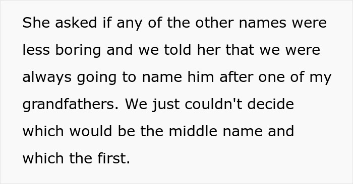 Woman Fails At Stealing Friend's Baby Name As His Wife Lied About Her Options Woman Fails At Stealing Friend's Baby Name As His Wife Lied About Her Options