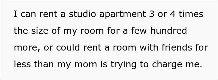 Son Starts Making Plans To Move Out After Mom Hikes Rent, She Is Shocked
