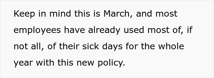“Blatantly Discriminating”: HR Manager Enacts New Rule Severely Limiting Employee Sick Days