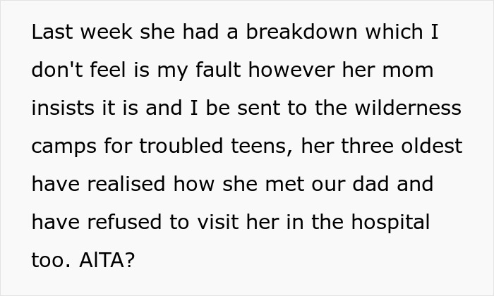 Woman’s Stepchildren Play Songs About Cheating To Her, She’s Hospitalized With A Mental Breakdown