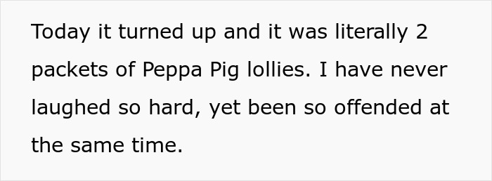 “Should I Say Something?”: Woman Is Unsure How To React After CFO Sends Her Peppa Pig Candies “Should I Say Something?”: Woman Is Unsure How To React After CFO Sends Her Peppa Pig Candies