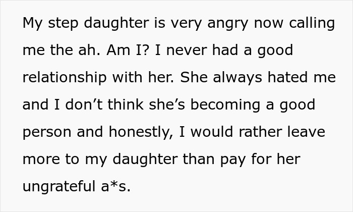 Teen Treats Her Stepmom With Hostility, Is Surprised When She Refuses To Cover Her College Tuition Teen Treats Her Stepmom With Hostility, Is Surprised When She Refuses To Cover Her College Tuition
