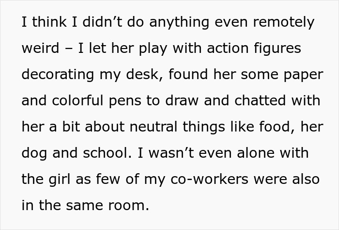 Woman Leaves 7-Year-Old Daughter At The Office, Is Mad To Find Male Colleague Playing With Her