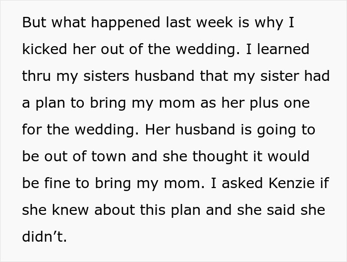 “I Don’t Speak To My Mother”: Sister Invites Mom To Her Brother’s Wedding, Is Uninvited Herself