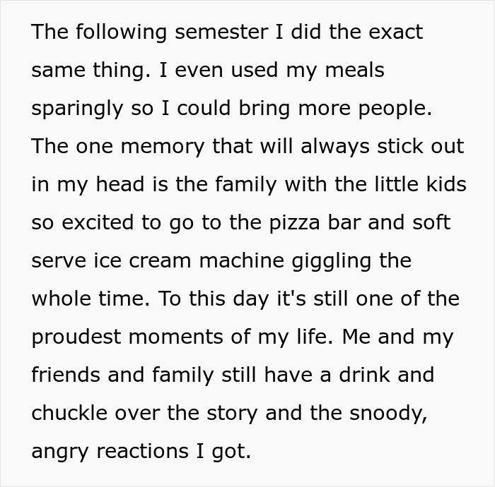 “One Of The Proudest Moments Of My Life”: Student’s Malicious Compliance Feeds Over 120 People “One Of The Proudest Moments Of My Life”: Student’s Malicious Compliance Feeds Over 120 People