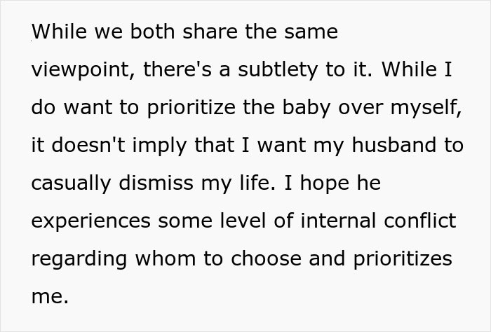 “I’d Pick Our Baby Over You”: Woman Horrified At Husband’s Nonchalant Choice “I’d Pick Our Baby Over You”: Woman Horrified At Husband’s Nonchalant Choice