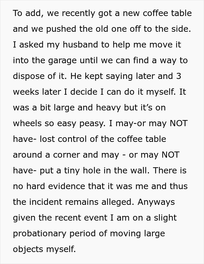 Woman Doesn’t Let Husband Invade Her Personal Corner At Home With His Peloton, Drama Ensues Woman Doesn’t Let Husband Invade Her Personal Corner At Home With His Peloton, Drama Ensues