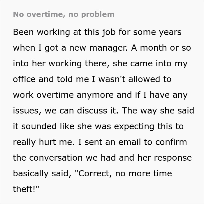 “No Overtime, No Problem”: Worker Happily Complies, Makes New Boss Go Red From Embarrassment