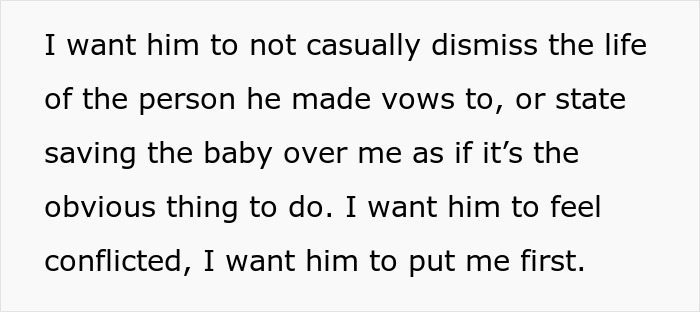 “I’d Pick Our Baby Over You”: Woman Horrified At Husband’s Nonchalant Choice “I’d Pick Our Baby Over You”: Woman Horrified At Husband’s Nonchalant Choice