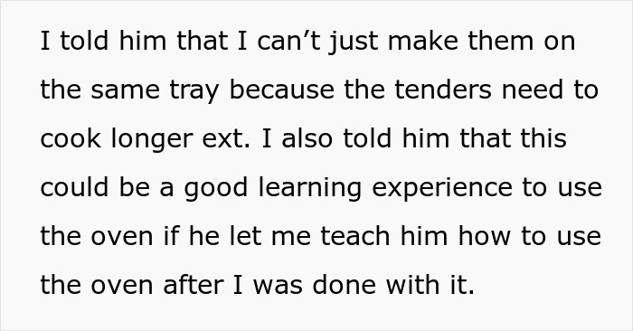 14 Y.O. Boy Expects 15 Y.O. Sister To Make Him Lunch, Blames Her For Letting Him Starve 14 Y.O. Boy Expects 15 Y.O. Sister To Make Him Lunch, Blames Her For Letting Him Starve