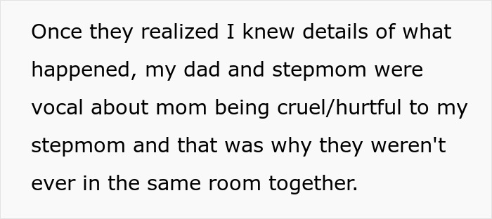 Stepmom Tells Teen Not To Invite His Mom To His Graduation, He Tells Stepmom Not To Come Instead Stepmom Tells Teen Not To Invite His Mom To His Graduation, He Tells Stepmom Not To Come Instead