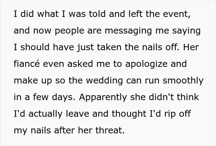 Bride Left In Tears After Friend Had The Audacity To Wear White Nails To Her Bridal Shower Bride Left In Tears After Friend Had The Audacity To Wear White Nails To Her Bridal Shower