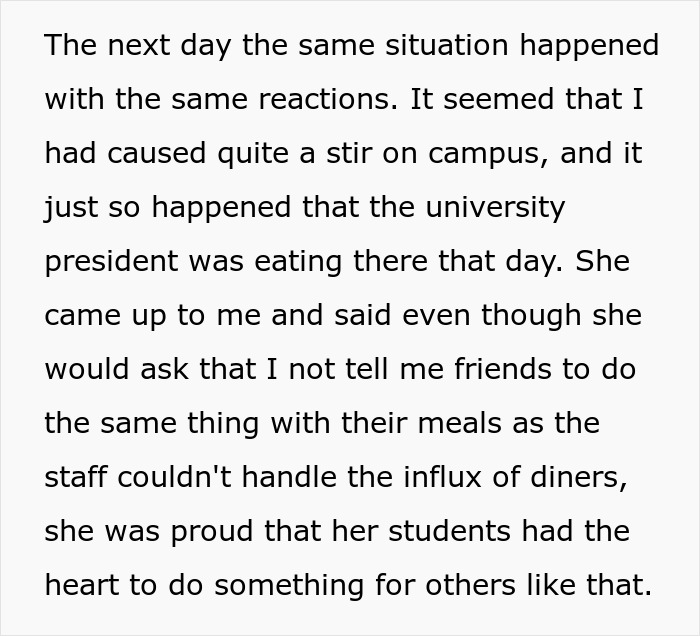 “One Of The Proudest Moments Of My Life”: Student’s Malicious Compliance Feeds Over 120 People “One Of The Proudest Moments Of My Life”: Student’s Malicious Compliance Feeds Over 120 People
