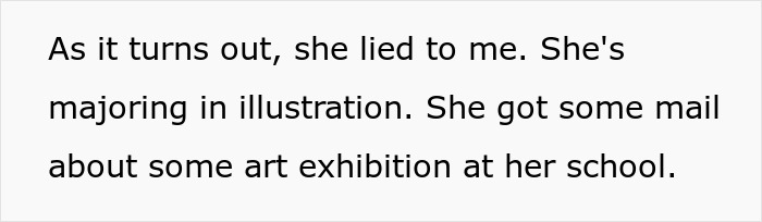 Dad Leaves Daughter High And Dry After Finding Out She Lied About Majoring In Comp Sci Dad Leaves Daughter High And Dry After Finding Out She Lied About Majoring In Comp Sci