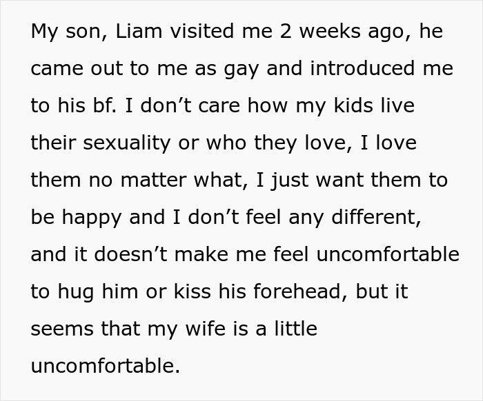 Man Hugs And Kisses Gay Son, Angers Homophobic Wife Man Hugs And Kisses Gay Son, Angers Homophobic Wife