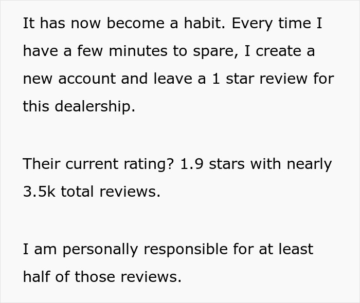 “Nearly 3.5k Total Reviews”: Car Dealership Tries To Bait And Switch The Wrong Customer “Nearly 3.5k Total Reviews”: Car Dealership Tries To Bait And Switch The Wrong Customer