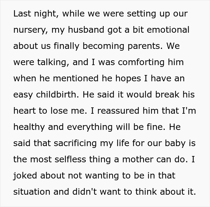 “I’d Pick Our Baby Over You”: Woman Horrified At Husband’s Nonchalant Choice “I’d Pick Our Baby Over You”: Woman Horrified At Husband’s Nonchalant Choice