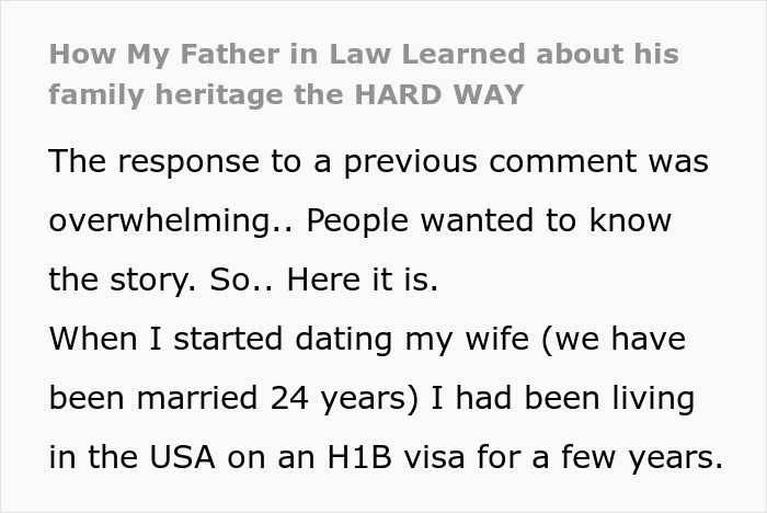 Man Reveals To His Racist Father-In-Law His Daughter Has Congolese DNA, Leaves Him Stunned Man Reveals To His Racist Father-In-Law His Daughter Has Congolese DNA, Leaves Him Stunned