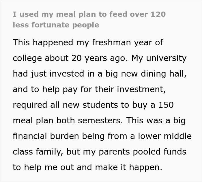 “One Of The Proudest Moments Of My Life”: Student’s Malicious Compliance Feeds Over 120 People “One Of The Proudest Moments Of My Life”: Student’s Malicious Compliance Feeds Over 120 People
