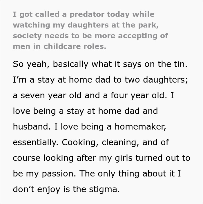 Dad Done With Society’s Stigma After Woman Threatens To Call The Cops On Him Dad Done With Society’s Stigma After Woman Threatens To Call The Cops On Him