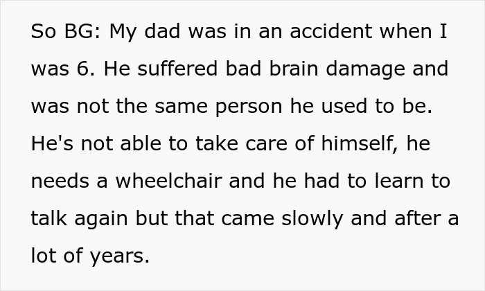 Woman Divorced And Cut Out Husband After An Accident Left Him Disabled, Expects Same From Daughter Woman Divorced And Cut Out Husband After An Accident Left Him Disabled, Expects Same From Daughter