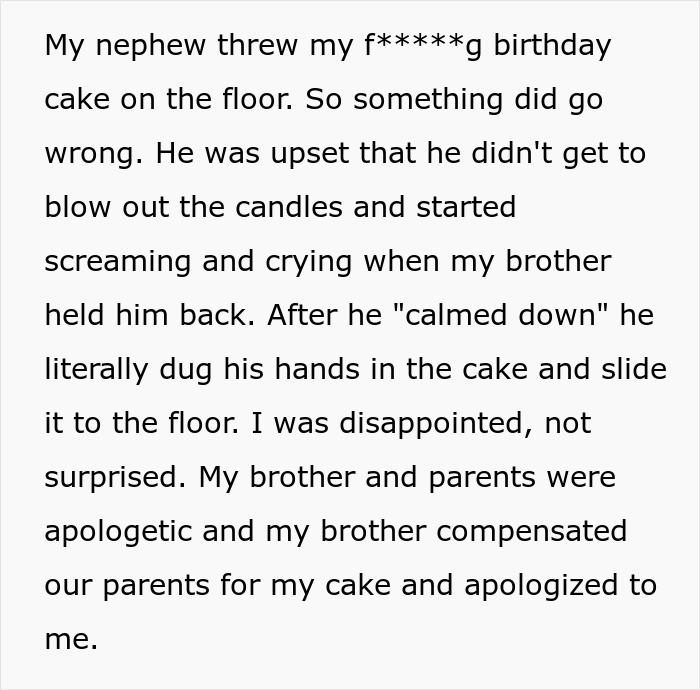 Parents Ignore Teen’s Request To Not Invite 5 Y.O. Nephew To B-Day Party, It Ends In Disaster Parents Ignore Teen’s Request To Not Invite 5 Y.O. Nephew To B-Day Party, It Ends In Disaster