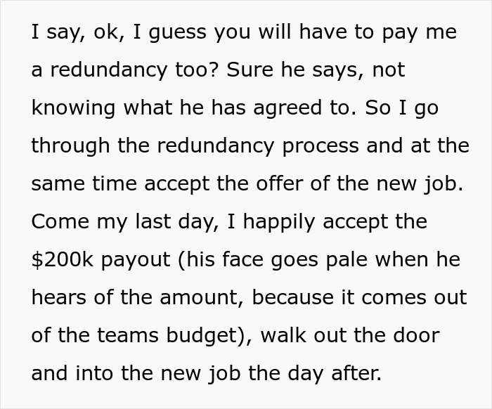 "His Face Goes Pale": New Boss Doesn't Realize The Employee They Fired Will Get $200k "His Face Goes Pale": New Boss Doesn't Realize The Employee They Fired Will Get $200k