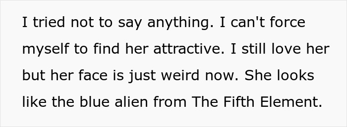 “AITA For Being Truthful And Admitting That I Find My Wife Unattractive After Her Surgery?” “AITA For Being Truthful And Admitting That I Find My Wife Unattractive After Her Surgery?”