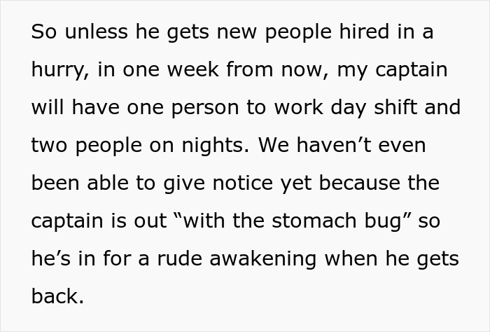 Jerk Boss Mocks Employee For Taking First Half A Day Off In 10 Months, It Backfires Jerk Boss Mocks Employee For Taking First Half A Day Off In 10 Months, It Backfires