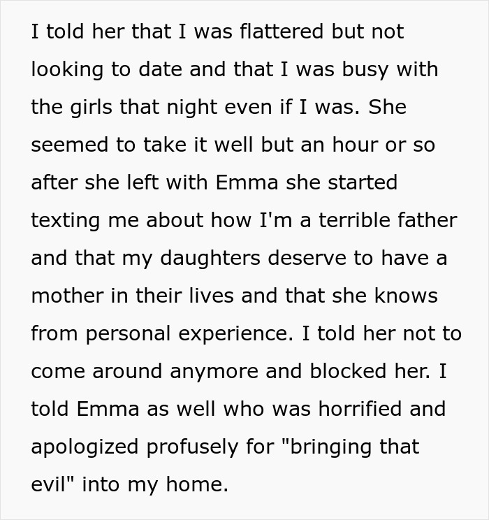 Woman Gets Rejected By Widower, Calls Him A Horrible Dad