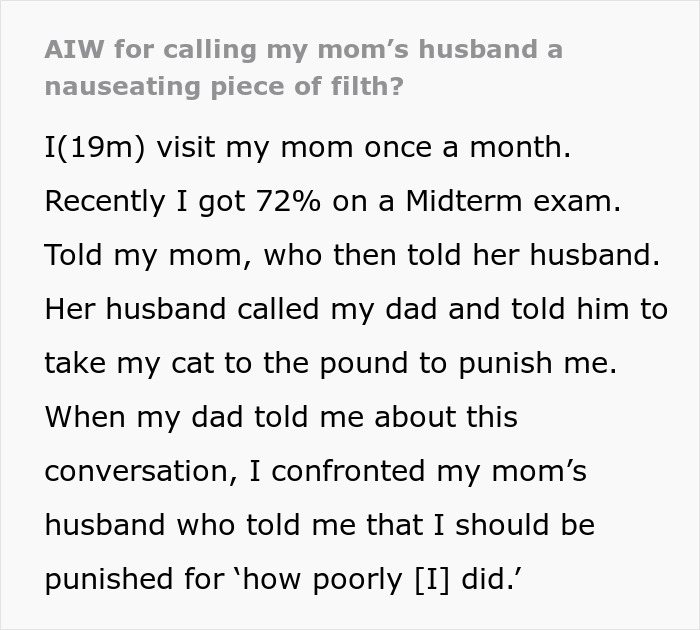 Teen Lashes Out At Controlling Stepdad After He Meddles In His Grades, Blocks Him And Bio Mum Teen Lashes Out At Controlling Stepdad After He Meddles In His Grades, Blocks Him And Bio Mum