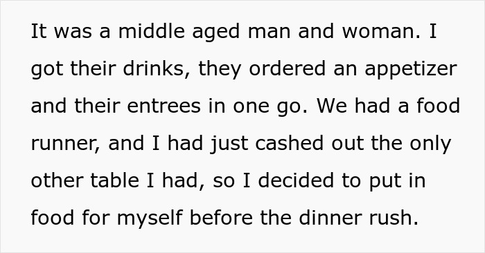 Restaurant Customers Upset At Having To See A Worker Eat At A Table Far Away From Them Restaurant Customers Upset At Having To See A Worker Eat At A Table Far Away From Them