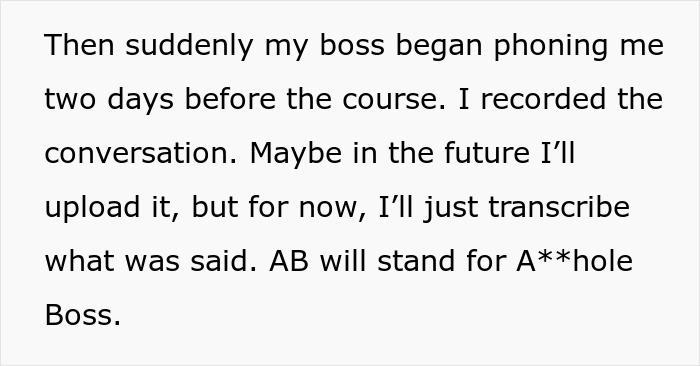 Boss Decided To Fire Good Employee Because They Refused To Come In On The Weekend Boss Decided To Fire Good Employee Because They Refused To Come In On The Weekend
